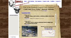 Desktop Screenshot of burwelllivestock.com